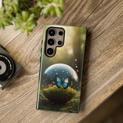 Butterfly Ball Custom Phone Case for Samsung Galaxy S10–S24 Ultra – Stylish, Unique & UV Protected - Designed by Thalia