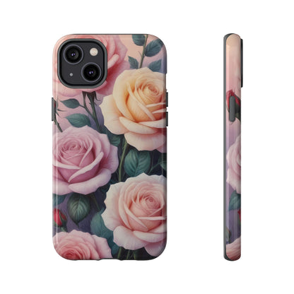 Bloom with Style - Roses Phone Case for iPhone 8–16 Pro Max, Pixel 5–8 Pro, Galaxy S10–S24 Ultra - Designed by Thalia