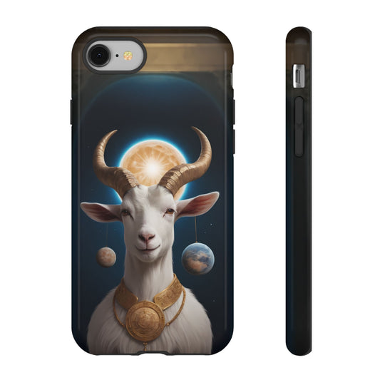 Chinese Zodiac Goat Custom Phone Case for iPhone 8–16 Pro Max, Pixel 5–8 Pro, Galaxy S10–S24 Ultra - Designed by Thalia