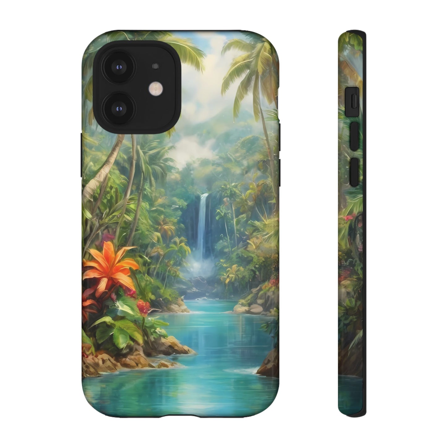 Tropical Paradise Phone Case for iPhone 8–16 Pro Max, Pixel 5–8 Pro, Galaxy S10–S24 Ultra - Designed by Thalia