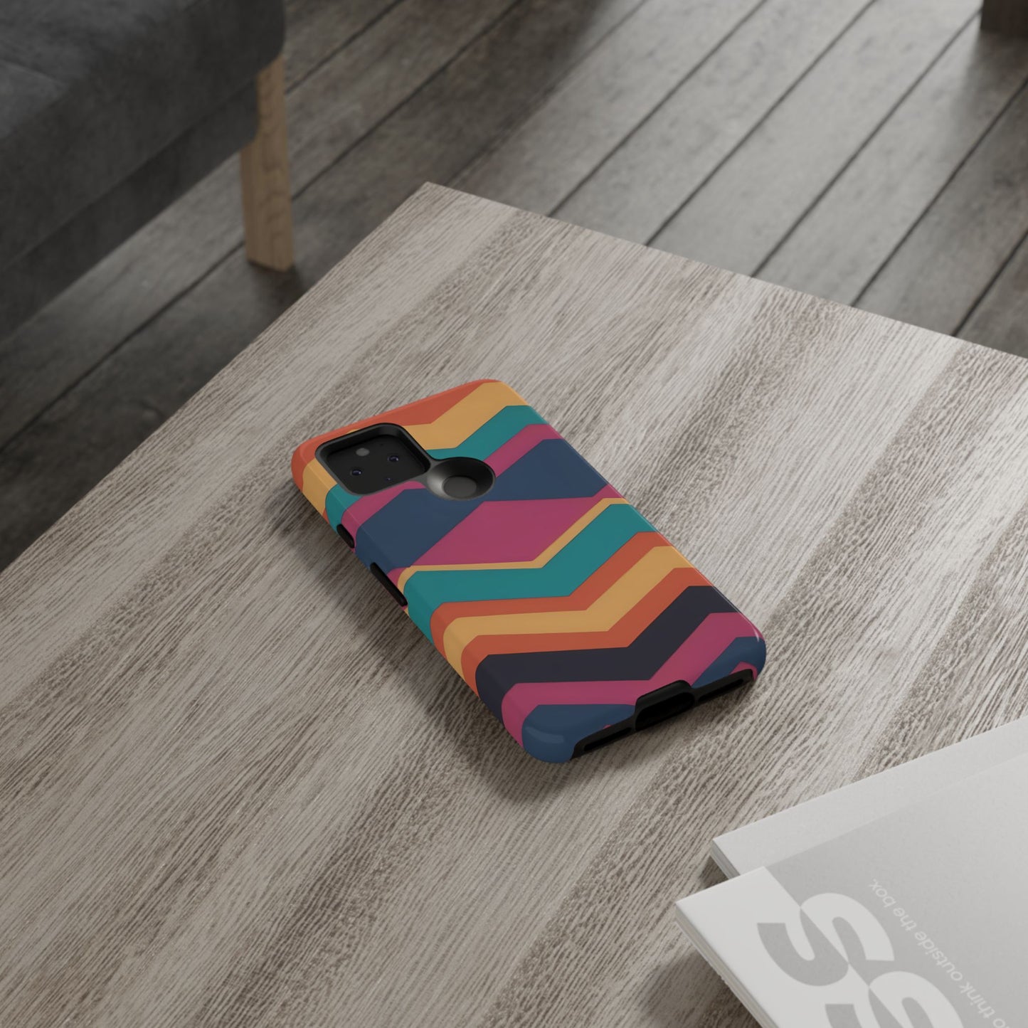 80s Retro Custom Phone Case for Google Pixel 8 Pro, Pixel 8, Pixel 7, Pixel 6 Pro, Pixel 6, Pixel 5 5G - Designed by Thalia