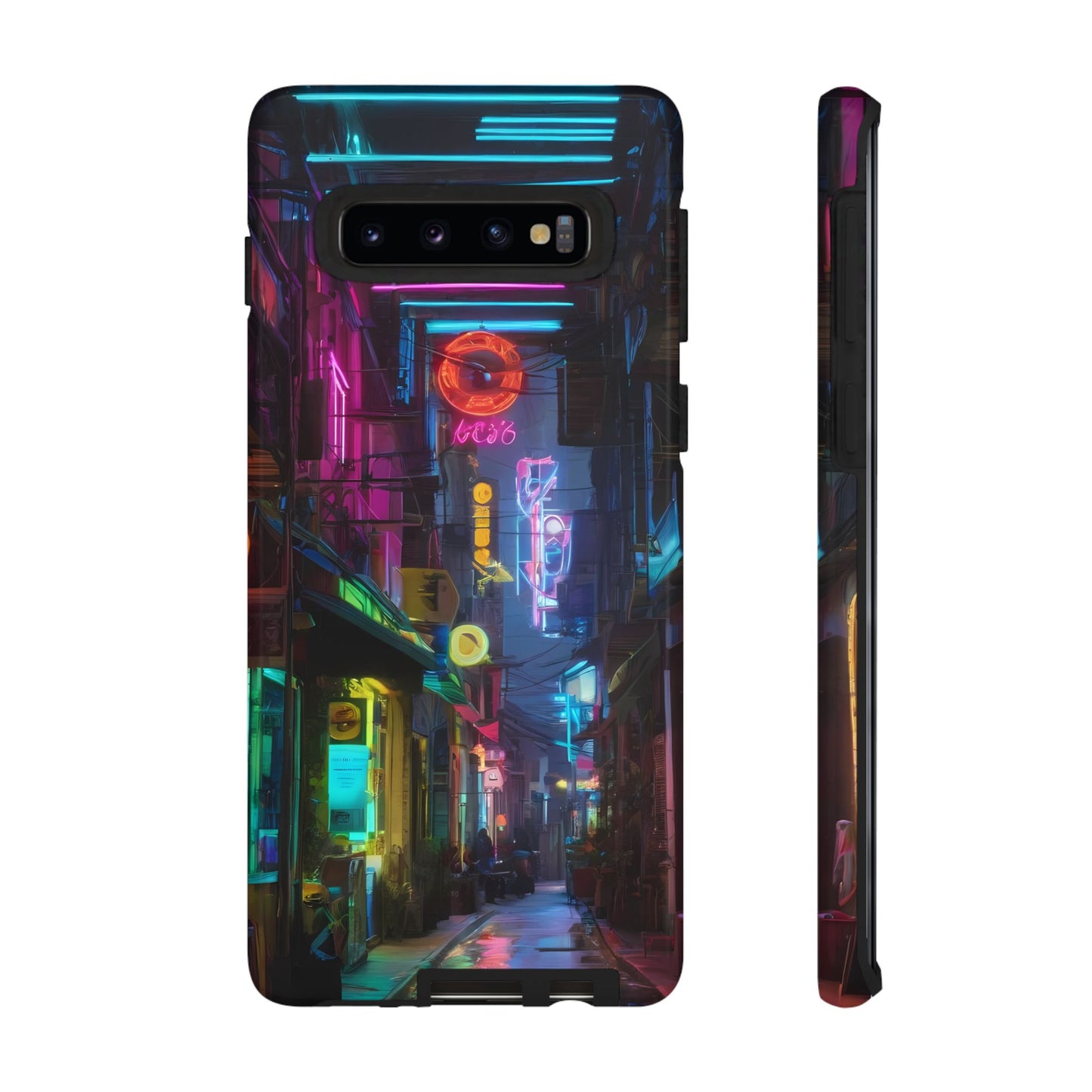 Electric Neon Custom Phone Case for Samsung Galaxy S10–S24 - Designed by Thalia