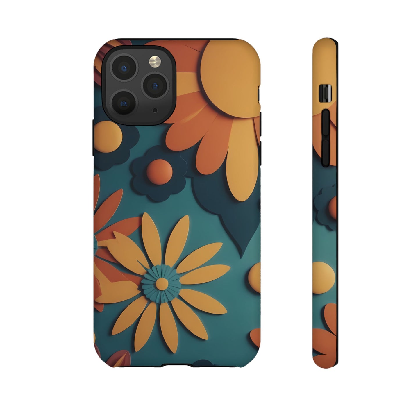 70s Retro Phone Case for iPhone 8–16 Pro Max, Pixel 5–8 Pro, Galaxy S10–S24 Ultra - Designed by Thalia