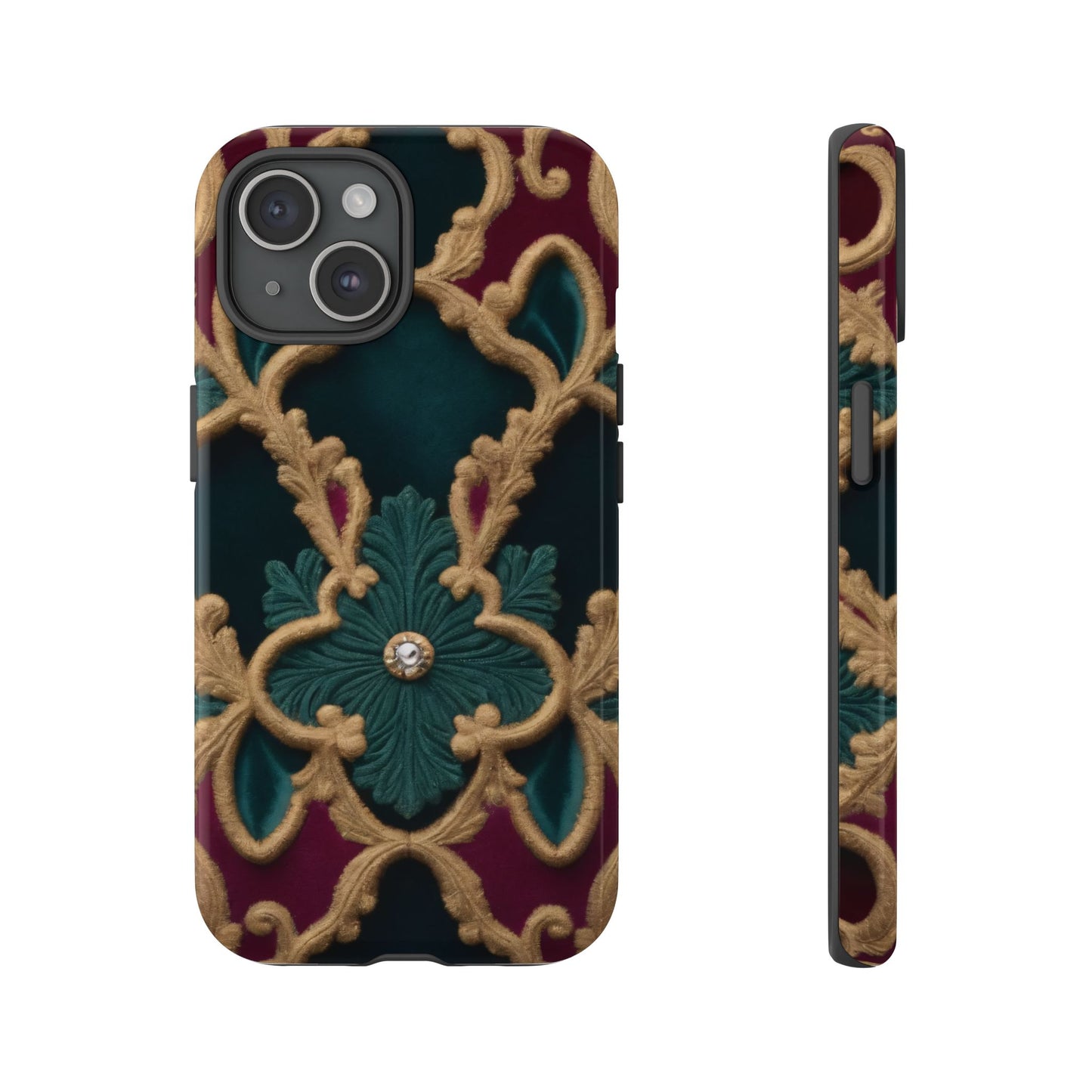 Velvet Luxe Phone Case for iPhone 8–16 Pro Max, iPhone 8 Plus–13 Mini, iPhone XS–XS Max, iPhone 11–14 Pro Max - Designed by Thalia