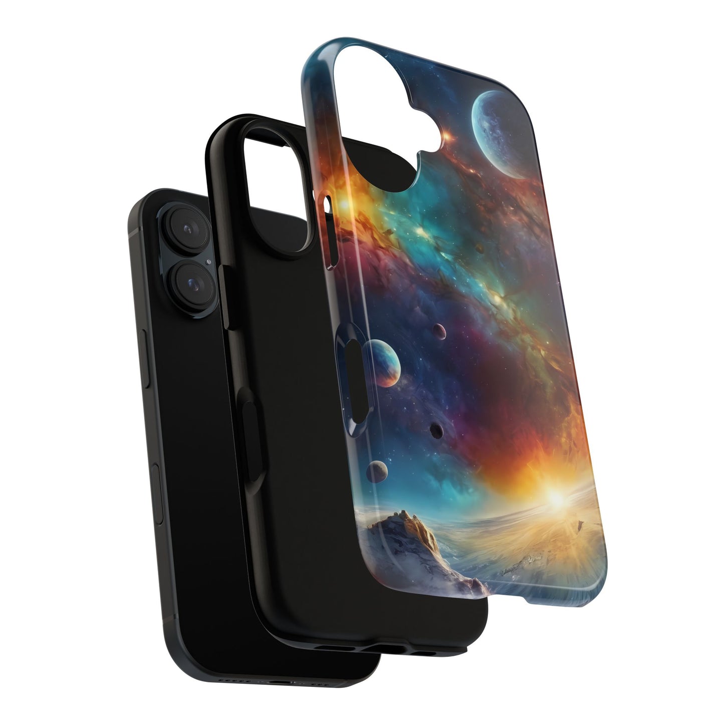 Cosmic Voyage Phone Case for iPhone 8–16 Pro Max, Pixel 5–8 Pro, Galaxy S10–S24 Ultra - Designed by Thalia