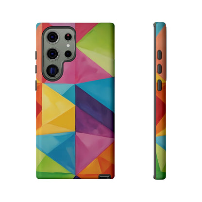 Geometric Play Phone Case for iPhone 8–16 Pro Max, Pixel 5–8 Pro, Galaxy S10–S24 Ultra - Designed by Thalia