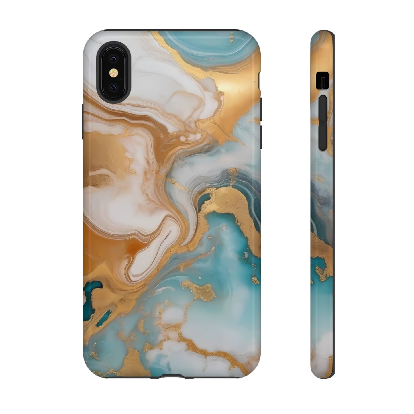 Marble Hues Phone Case for iPhone 8–16 Pro Max, Pixel 5–8 Pro, Galaxy S10–S24 Ultra - Designed by Thalia