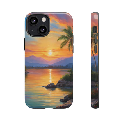 Sunset Serenade Phone Case for iPhone 8–16 Pro Max, Pixel 5–8 Pro, Galaxy S10–S24 Ultra - Designed by Thalia