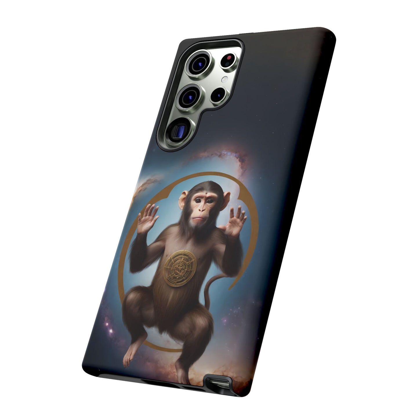 Chinese Zodiac Monkey Custom Phone Case for iPhone 8–16 Pro Max, Pixel 5–8 Pro, Galaxy S10–S24 Ultra - Designed by Thalia