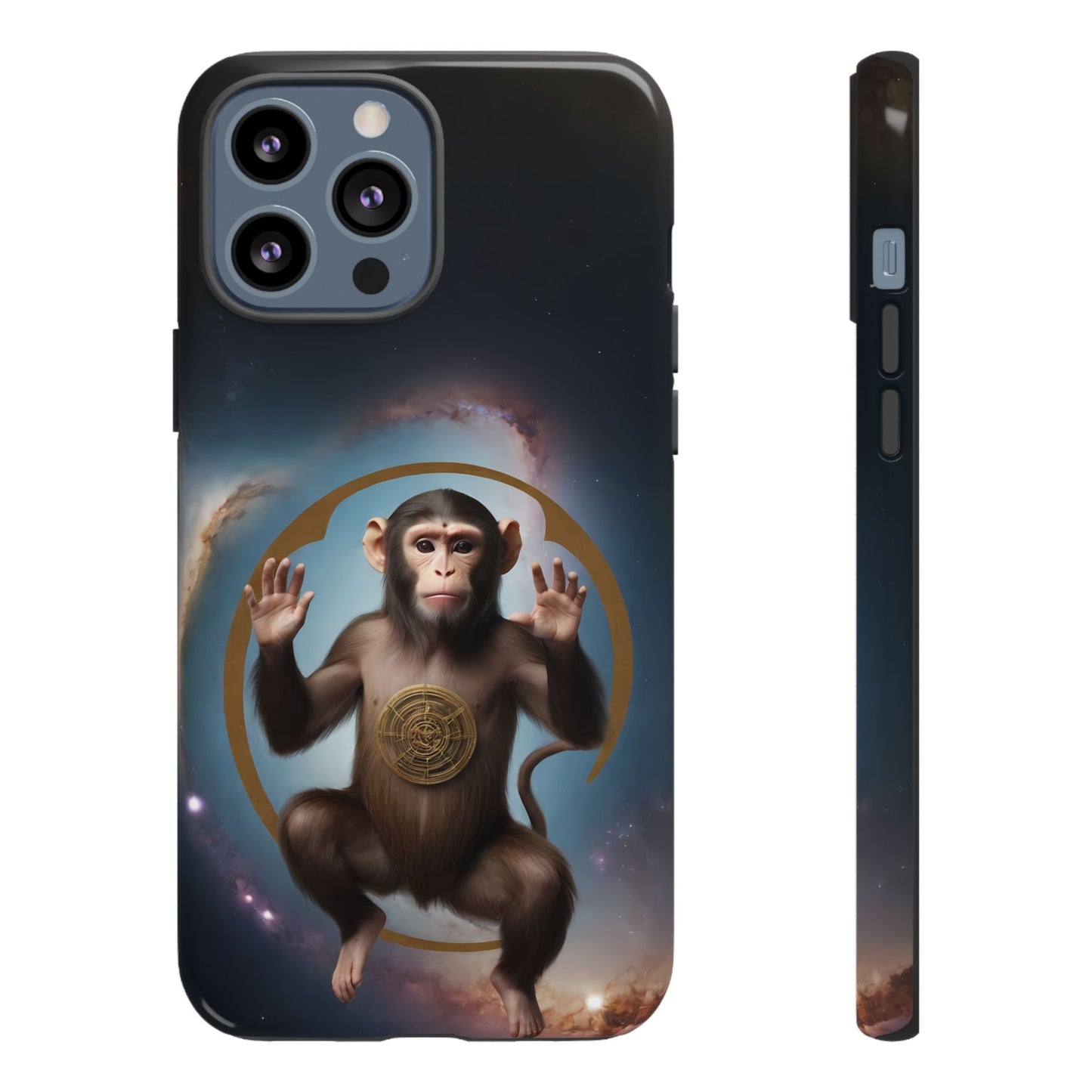 Chinese Zodiac Monkey Phone Case for iPhone 8–16 Pro Max, iPhone 8 Plus–13 Mini, iPhone XS–XS Max, iPhone 11–14 Pro Max - Designed by Thalia