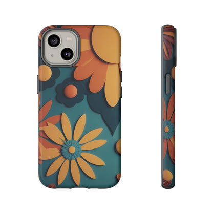 70s Retro Phone Case for iPhone 8–16 Pro Max, Pixel 5–8 Pro, Galaxy S10–S24 Ultra - Designed by Thalia