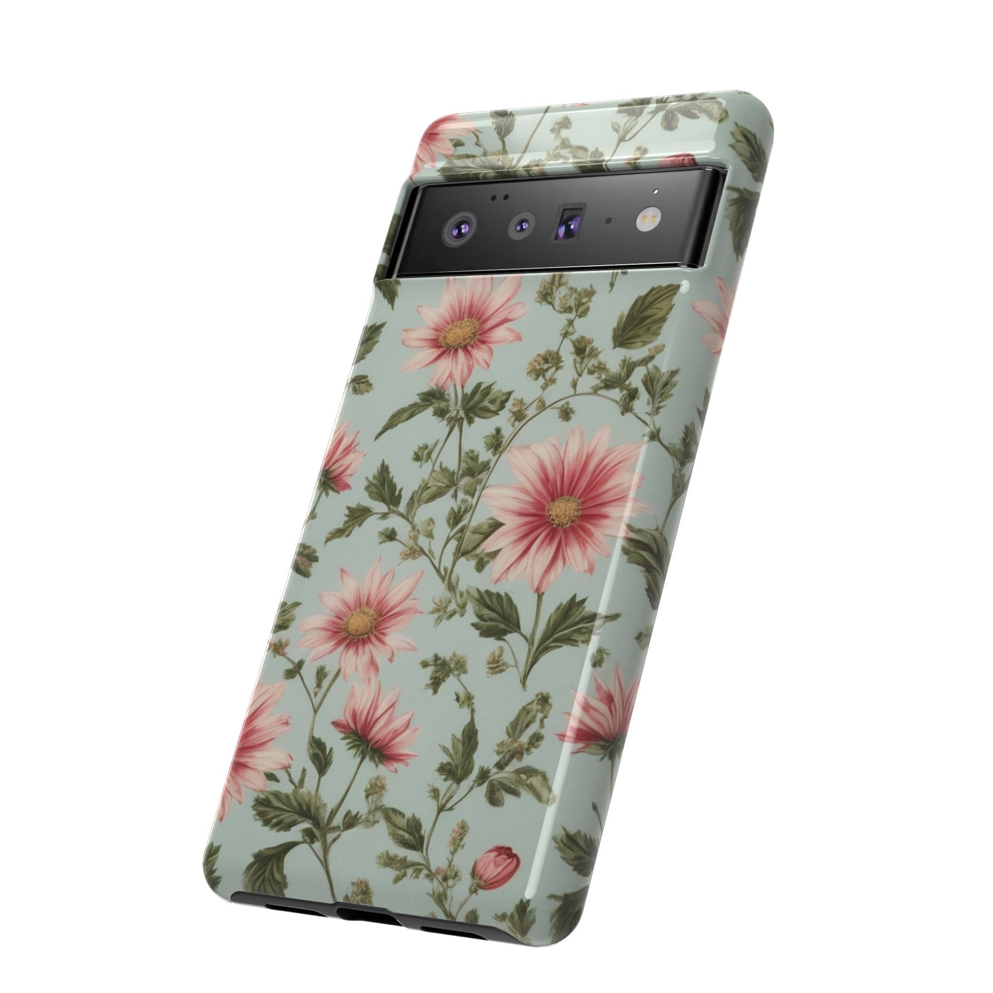 Flower Garden Custom Phone Case for iPhone 8–16 Pro Max, Pixel 5–8 Pro, Galaxy S10–S24 Ultra - Designed by Thalia