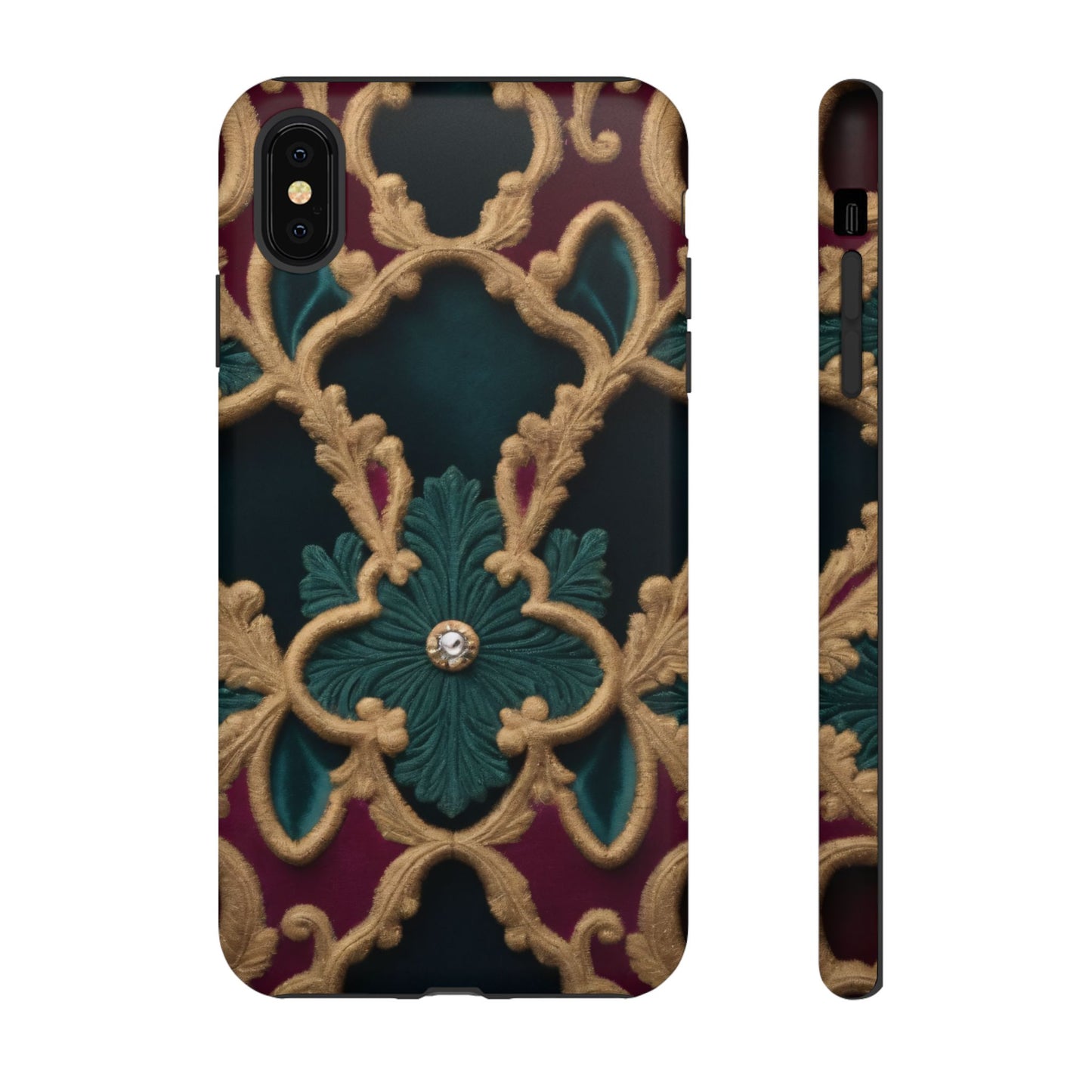 Velvet Luxe Phone Case for iPhone 8–16 Pro Max, iPhone 8 Plus–13 Mini, iPhone XS–XS Max, iPhone 11–14 Pro Max - Designed by Thalia