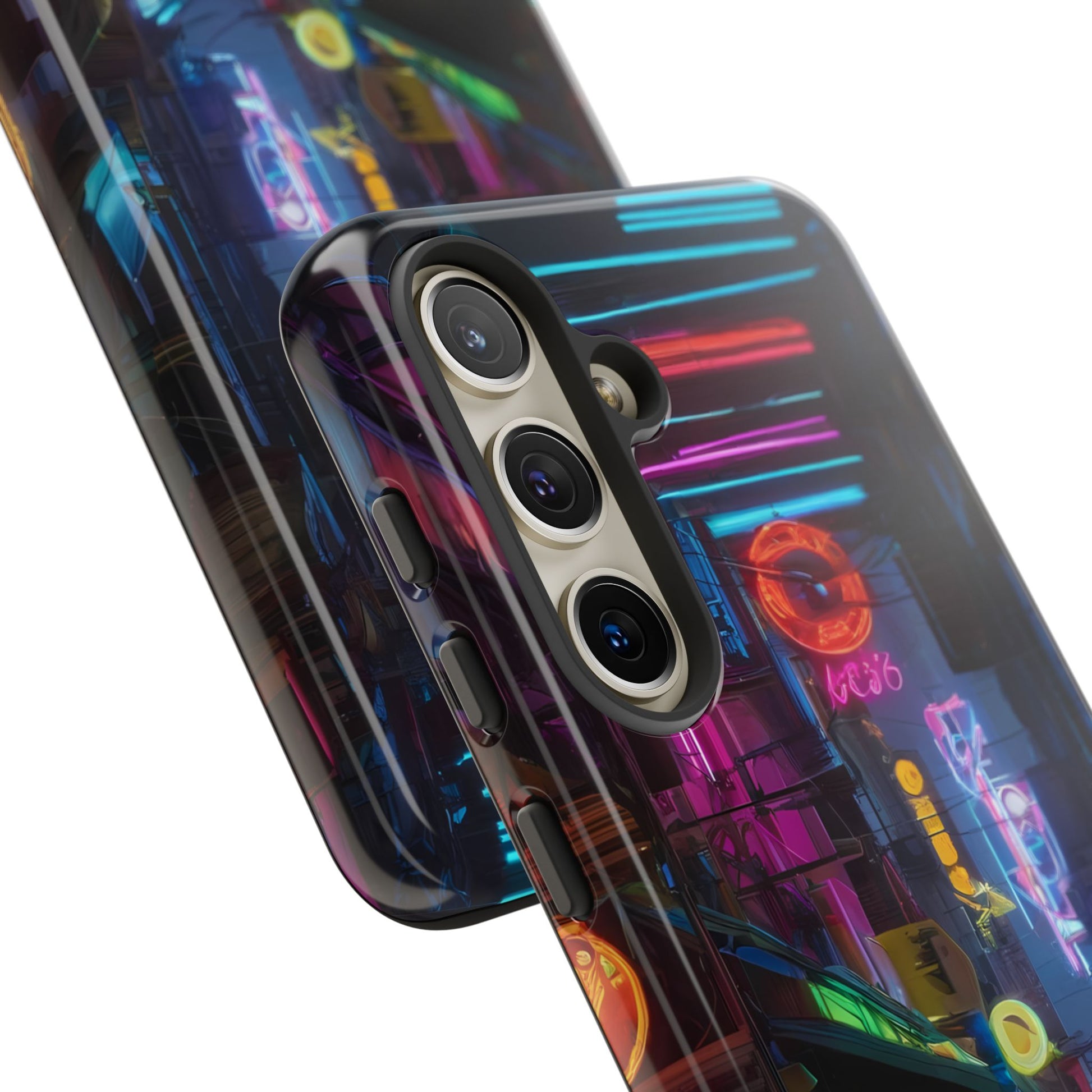 Electric Neon Custom Phone Case for Samsung Galaxy S10–S24 - Designed by Thalia