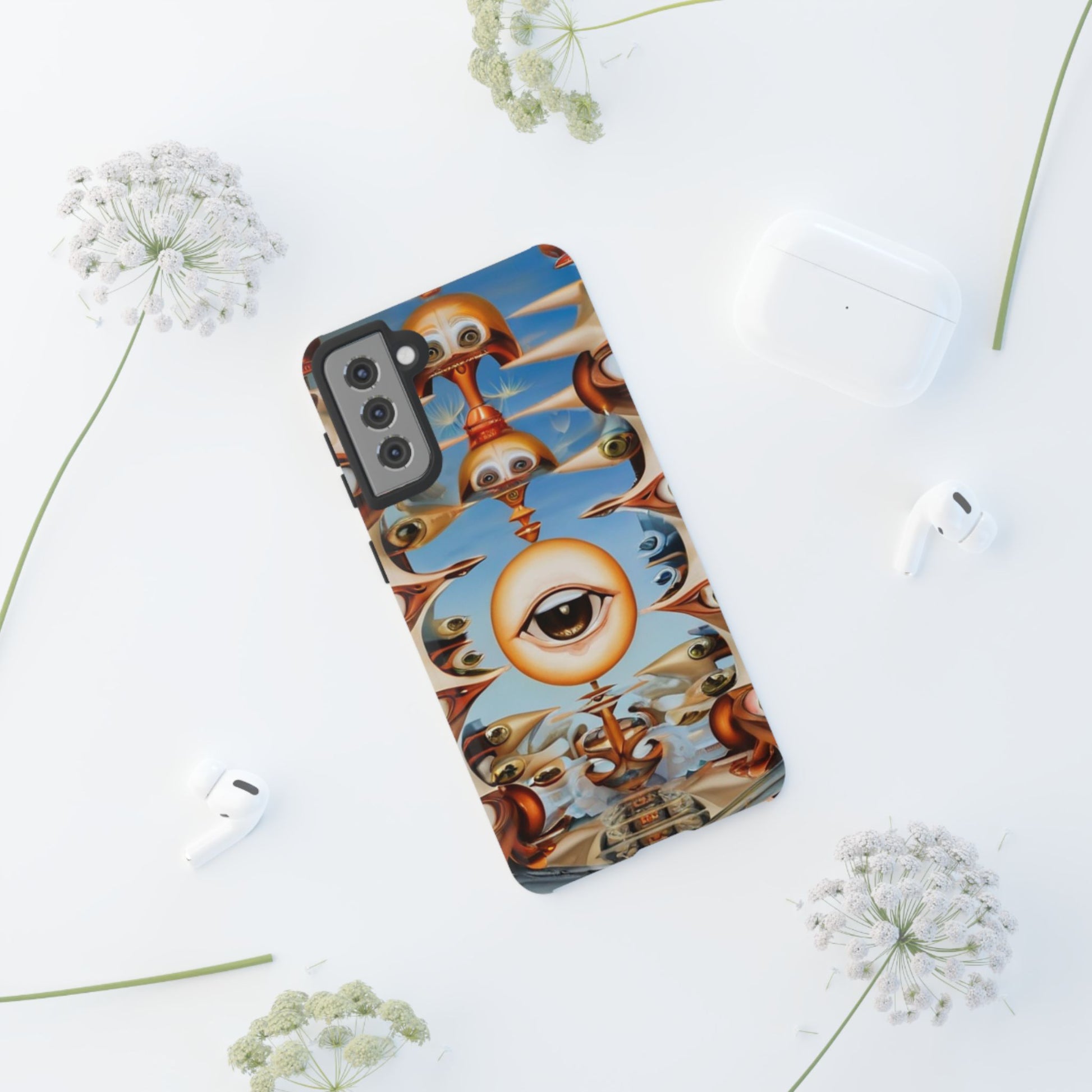 Surreal Suspect Custom Phone Case for Samsung Galaxy S10–S10 Plus, S20–S20 Ultra, S21, S22, S23, S24 Ultra - Designed by Thalia