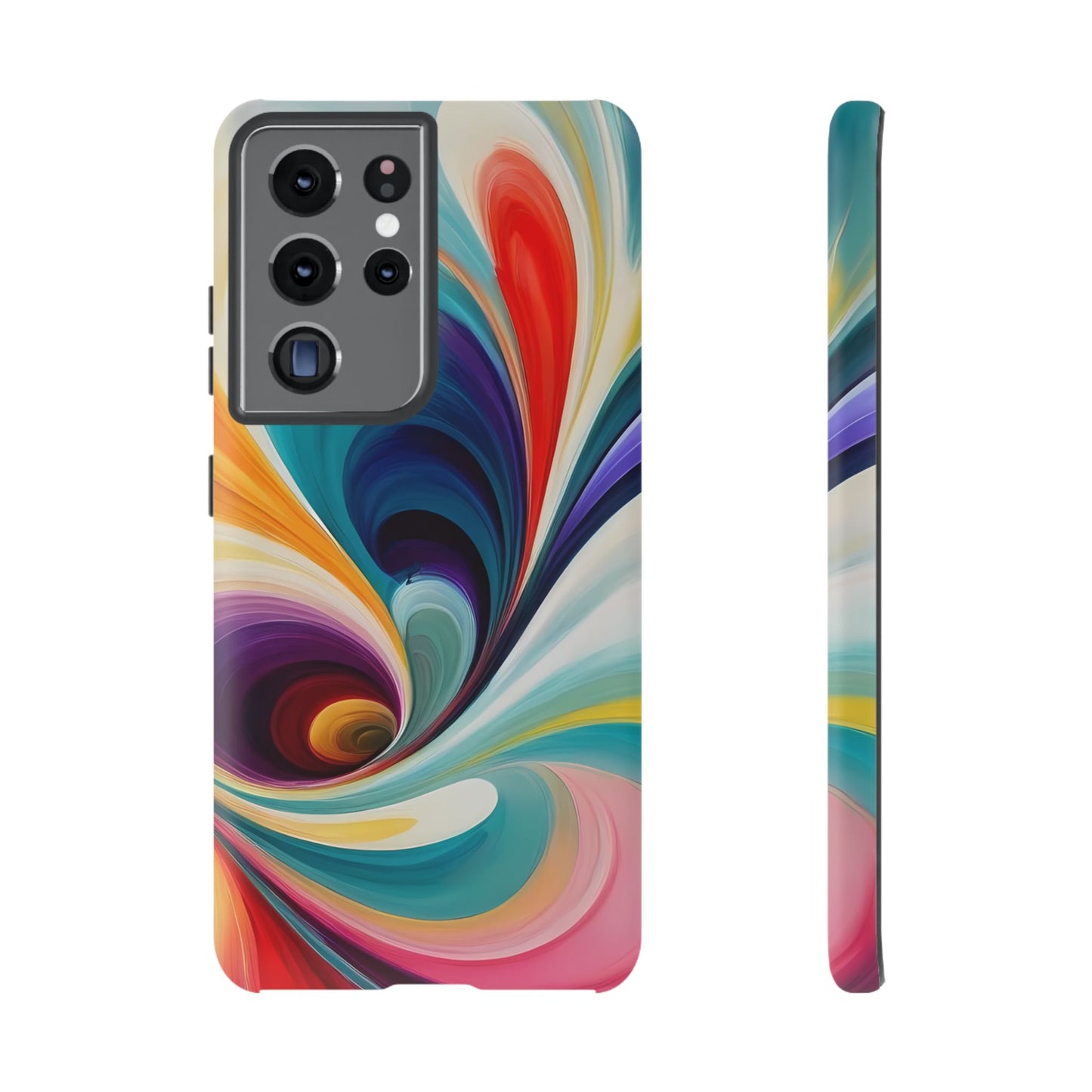 Abstract Elegance Phone Case for iPhone 8–16 Pro Max, Pixel 5–8 Pro, Galaxy S10–S24 Ultra - Designed by Thalia