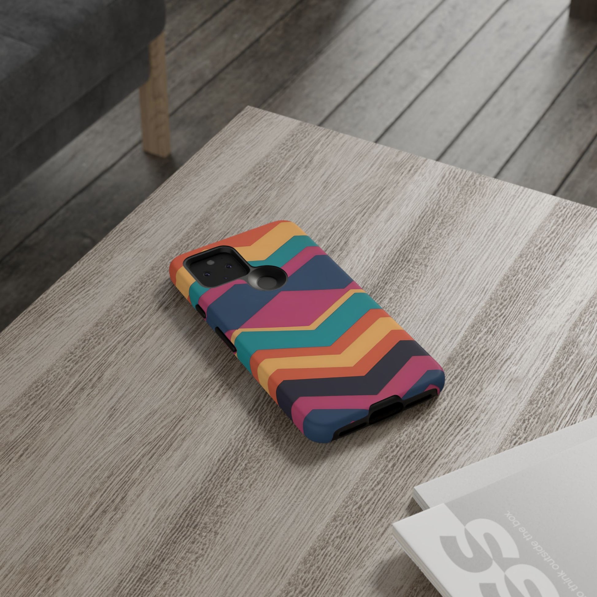 80s Retro Custom Phone Case for Google Pixel 8 Pro, Pixel 8, Pixel 7, Pixel 6 Pro, Pixel 6, Pixel 5 5G - Designed by Thalia