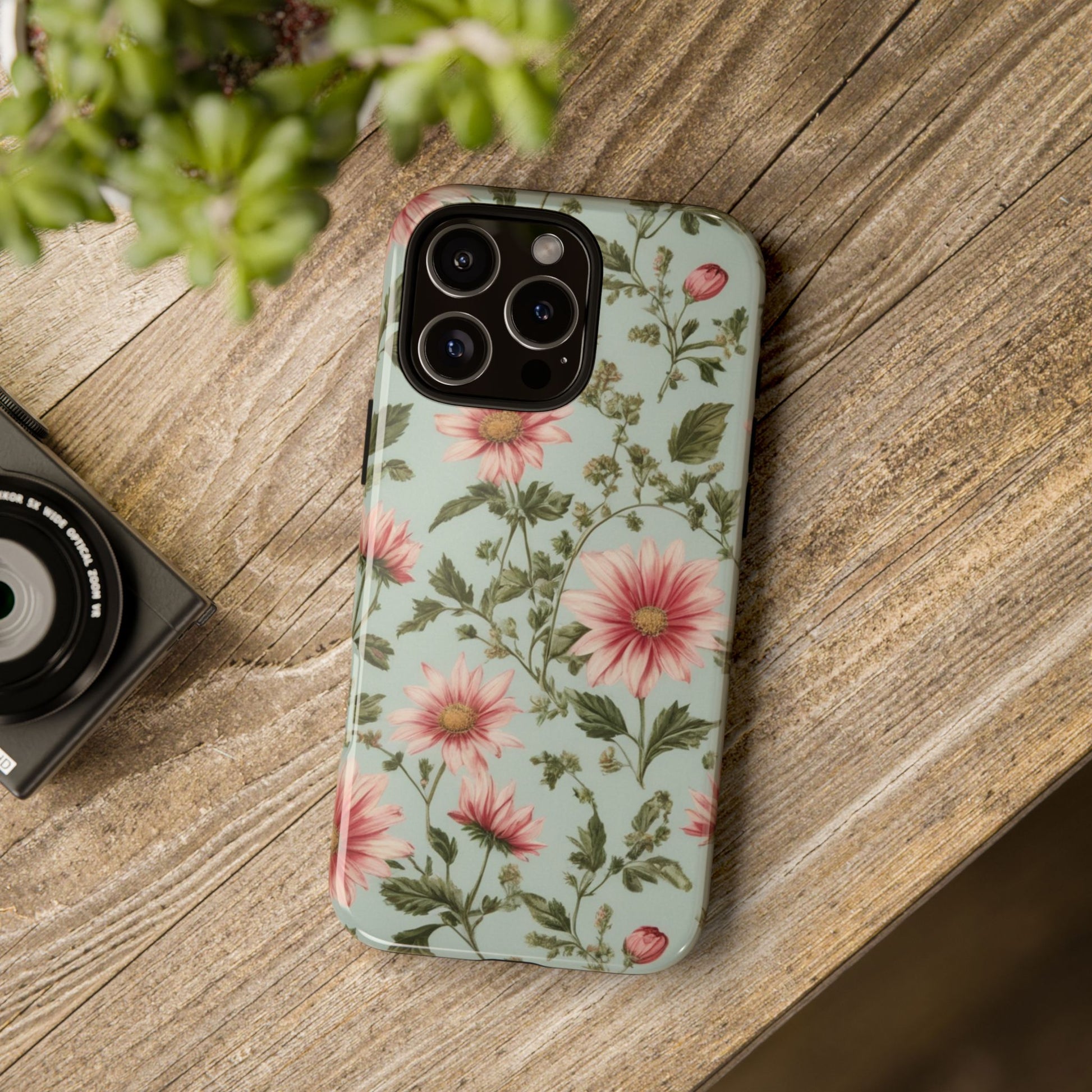 Flower Garden Phone Case for iPhone 8–16 Pro Max, iPhone 8 Plus–13 Mini, iPhone XS–XS Max, iPhone 11–14 Pro Max - Designed by Thalia