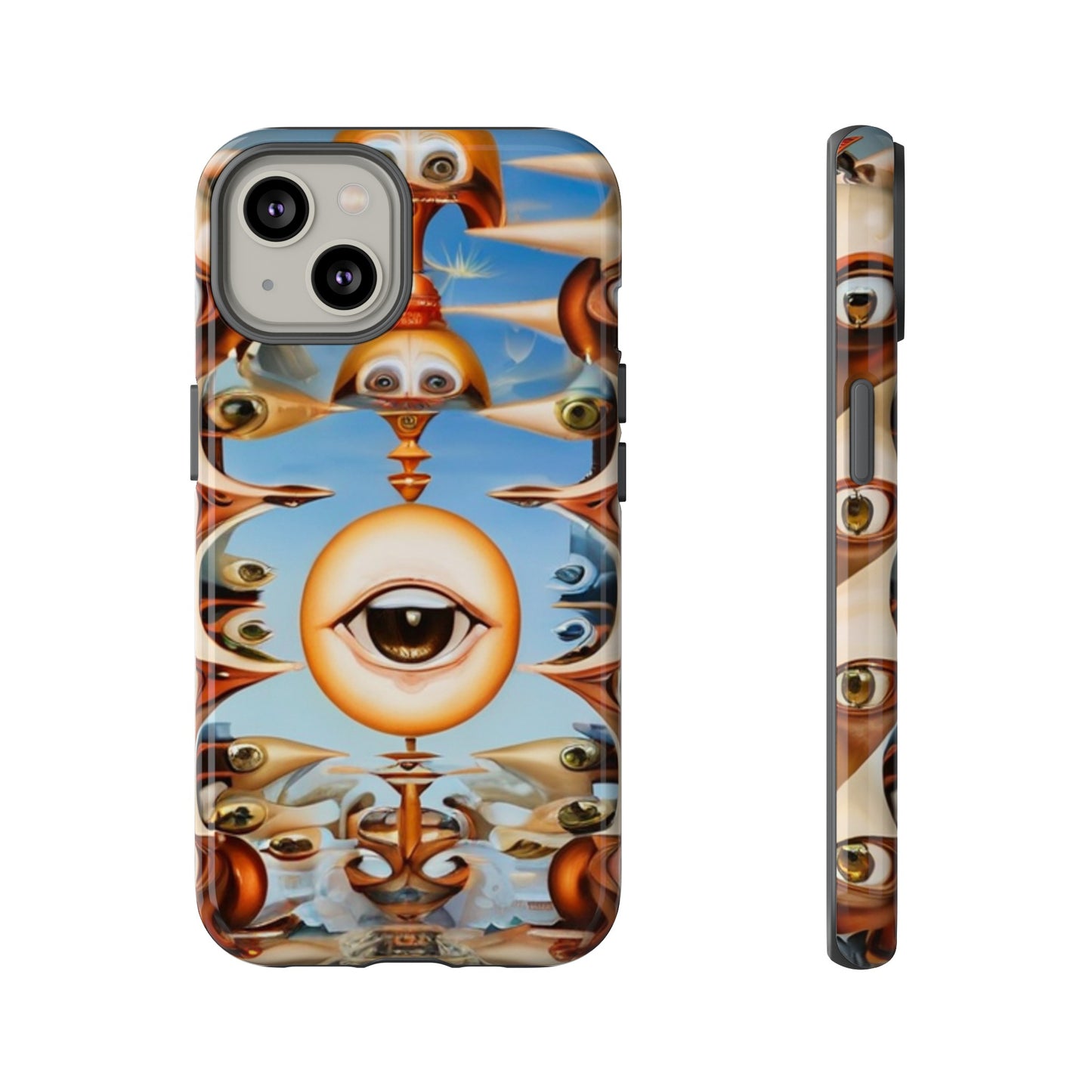 Surreal Suspect Phone Case for iPhone 8–16 Pro Max, Pixel 5–8 Pro, Galaxy S10–S24 Ultra - Designed by Thalia