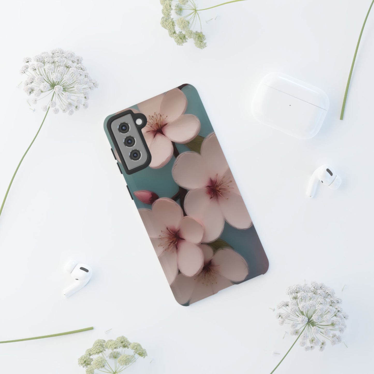 Cherry Blossom Phone Case for Samsung Galaxy S10–S24 - Designed by Thalia