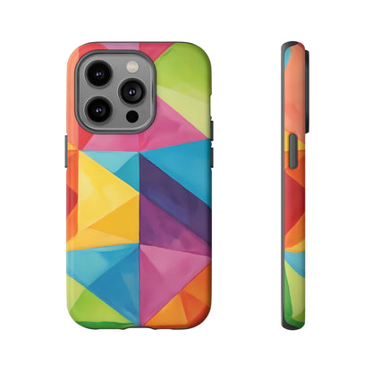 Geometric Play Phone Case for iPhone 8–16 Pro Max, Pixel 5–8 Pro, Galaxy S10–S24 Ultra - Designed by Thalia