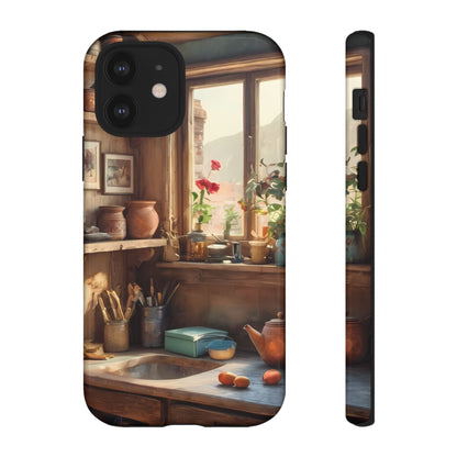 Vintage Vignettes Phone Case for iPhone 8–16 Pro Max, Pixel 5–8 Pro, Galaxy S10–S24 Ultra - Designed by Thalia