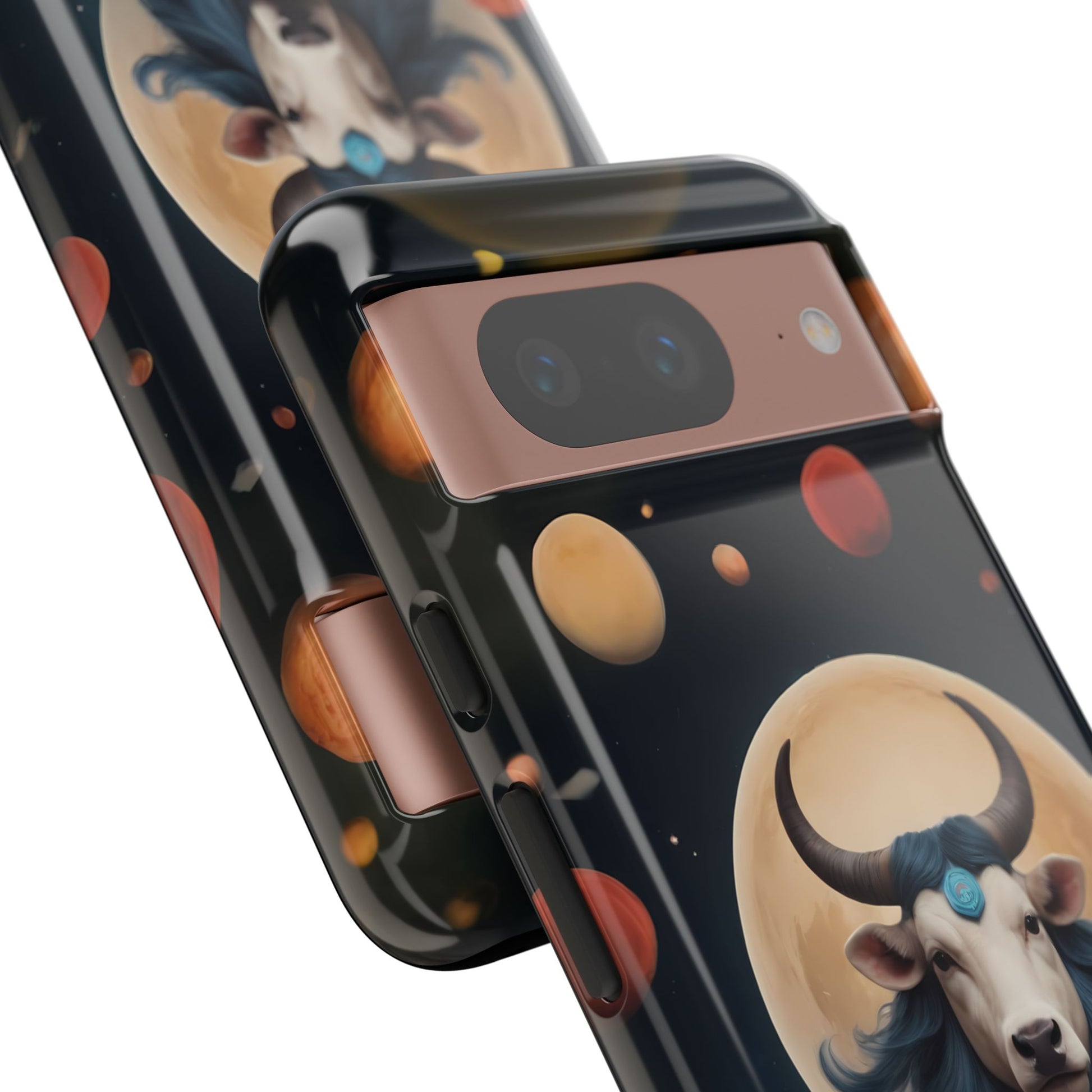 Chinese Zodiac Ox Phone Case for Google Pixel 8 Pro, Pixel 8, Pixel 7, Pixel 6 Pro, Pixel 6, Pixel 5 5G - Designed by Thalia