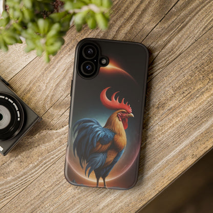 Chinese Zodiac Rooster Custom Phone Case for iPhone 8–16 Pro Max, Pixel 5–8 Pro, Galaxy S10–S24 Ultra - Designed by Thalia