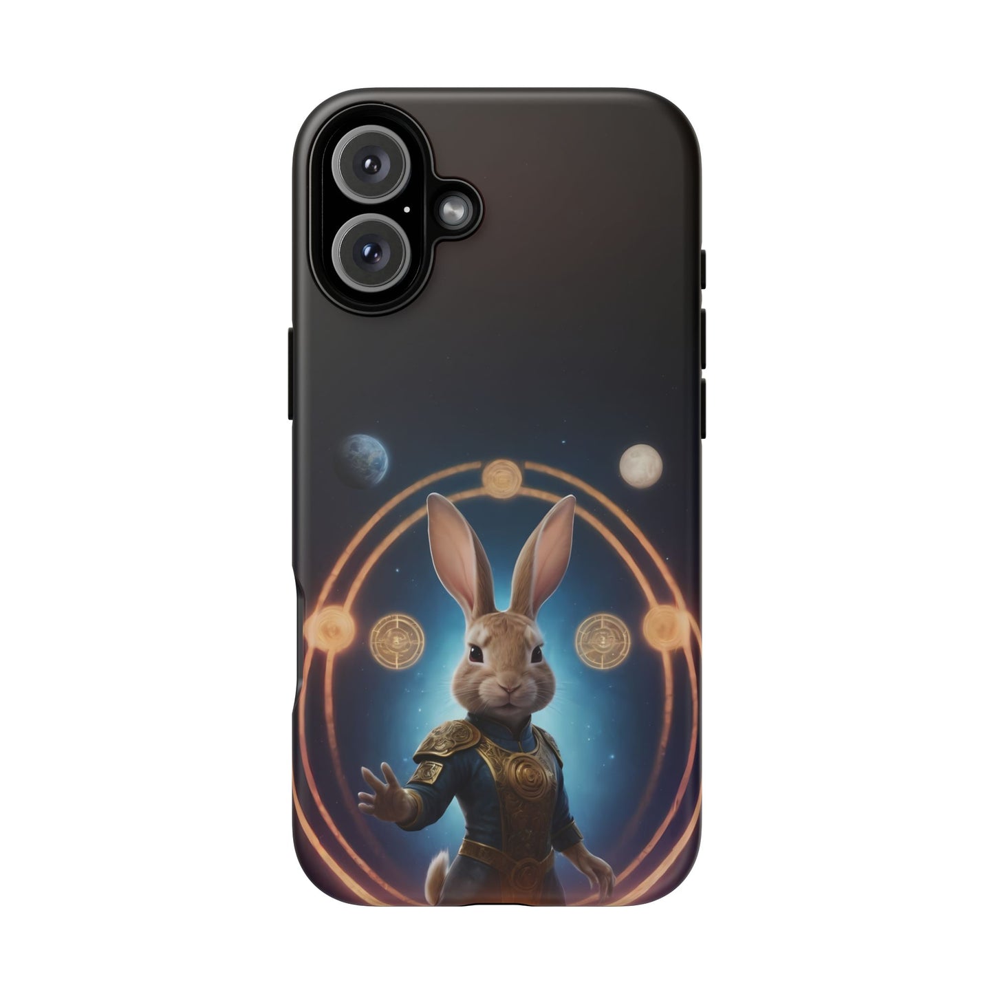 Chinese Zodiac Rabbit Phone Case for iPhone 8–16 Pro Max, iPhone 8 Plus–13 Mini, iPhone XS–XS Max, iPhone 11–14 Pro Max - Designed by Thalia