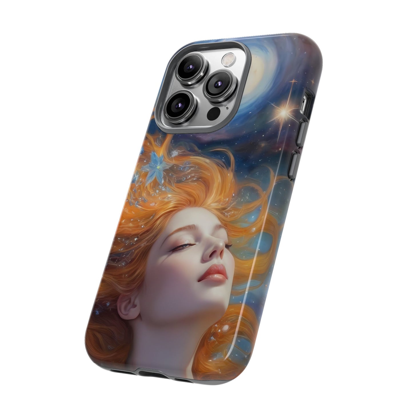 Celestial Dreams Custom Phone Case for iPhone 8–16 Pro Max, iPhone 8 Plus–13 Mini, iPhone XS–XS Max, iPhone 11–14 Pro Max - Designed by Thalia