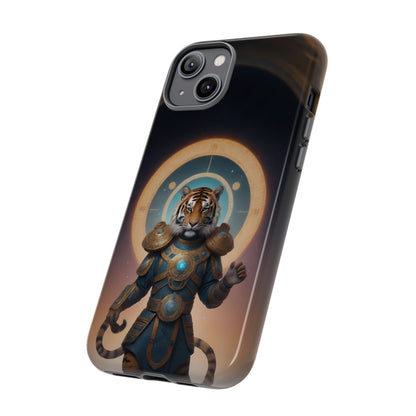 Chinese Zodiac Tiger Phone Case for iPhone 8–16 Pro Max, iPhone 8 Plus–13 Mini, iPhone XS–XS Max, iPhone 11–14 Pro Max - Designed by Thalia