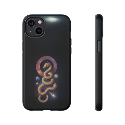 Chinese Zodiac Snake Custom Phone Case for iPhone 8–16 Pro Max, Pixel 5–8 Pro, Galaxy S10–S24 Ultra - Designed by Thalia