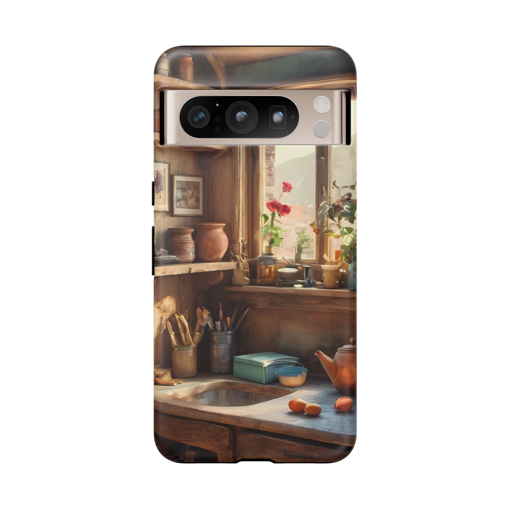 Vintage Vignettes Phone Case for iPhone 8–16 Pro Max, Pixel 5–8 Pro, Galaxy S10–S24 Ultra - Designed by Thalia