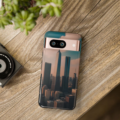 City Skylines Phone Case for Google Pixel 8 Pro, Pixel 8, Pixel 7, Pixel 6 Pro, Pixel 6, Pixel 5 5G - Designed by Thalia