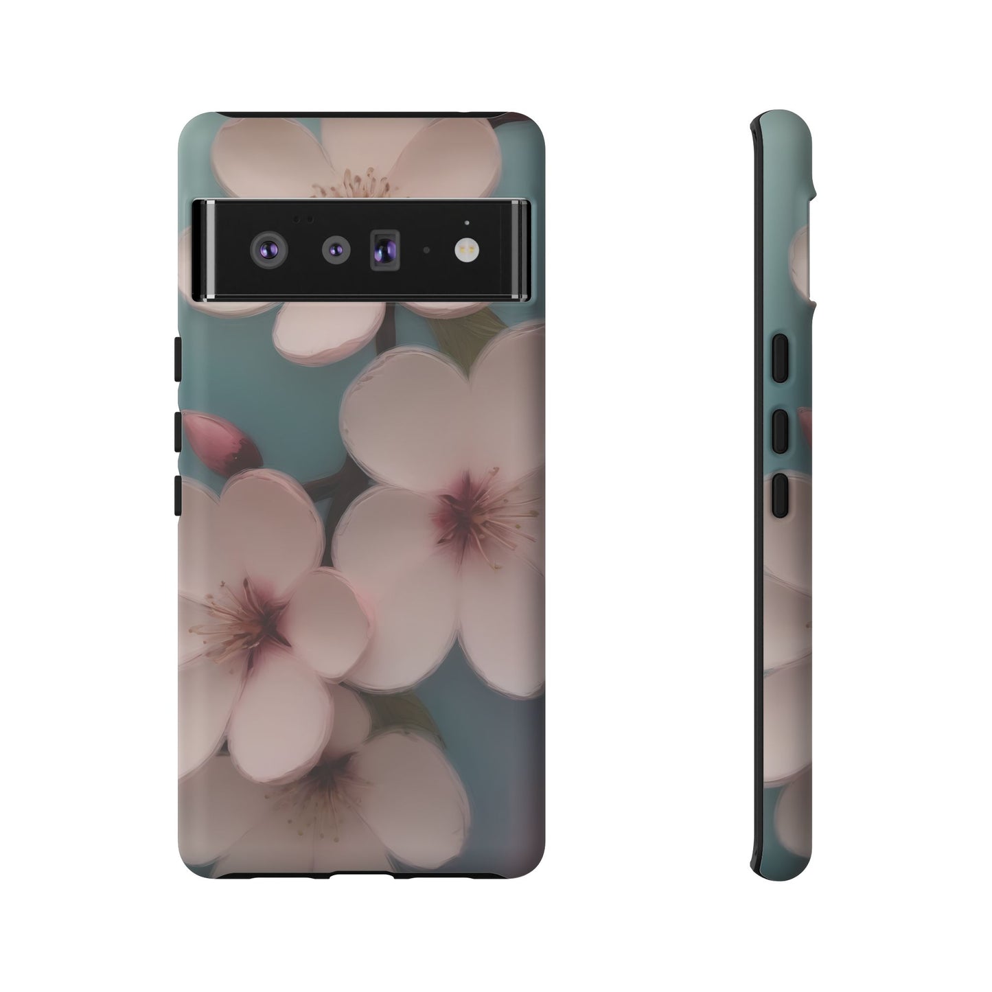 Cherry Blossom Custom Phone Case for Google Pixel 8 Pro, Pixel 8, Pixel 7, Pixel 6 Pro, Pixel 6, Pixel 5 5G - Designed by Thalia