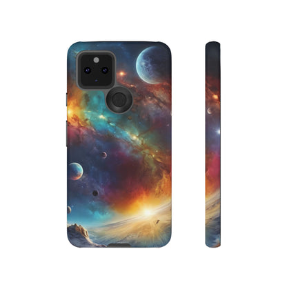 Cosmic Voyage Phone Case for iPhone 8–16 Pro Max, Pixel 5–8 Pro, Galaxy S10–S24 Ultra - Designed by Thalia