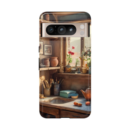 Vintage Vignettes Custom Phone Case for Google Pixel 8–Pixel 8 Pro, Pixel 7, Pixel 6 Pro, Pixel 6, Pixel 5 5G - Designed by Thalia