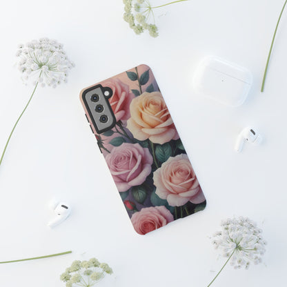 Roses Custom Phone Case for Samsung Galaxy S10–S10 Plus, S20–S20 Ultra, S21, S22, S23, S24 Ultra - Designed by Thalia