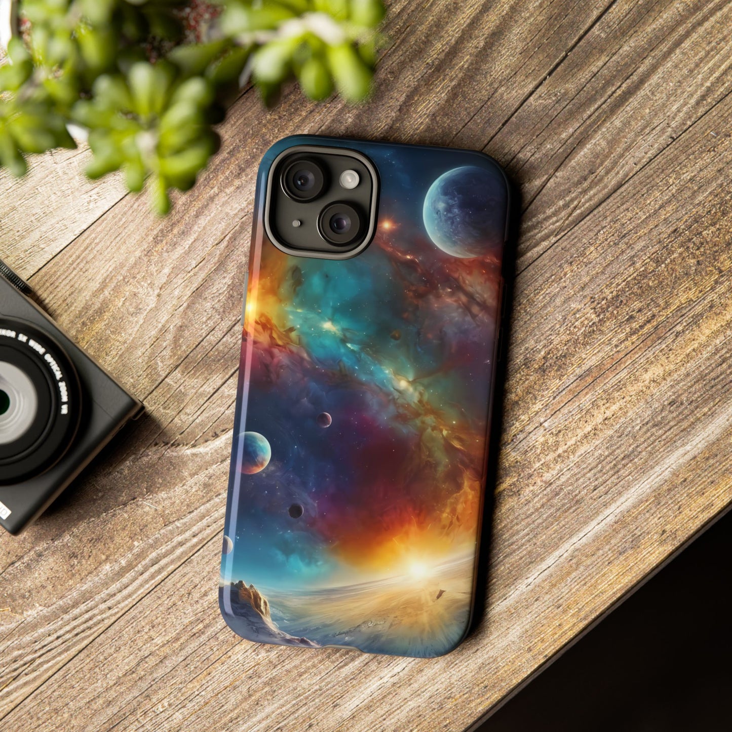 Cosmic Voyage Phone Case for iPhone 8–16 Pro Max, Pixel 5–8 Pro, Galaxy S10–S24 Ultra - Designed by Thalia