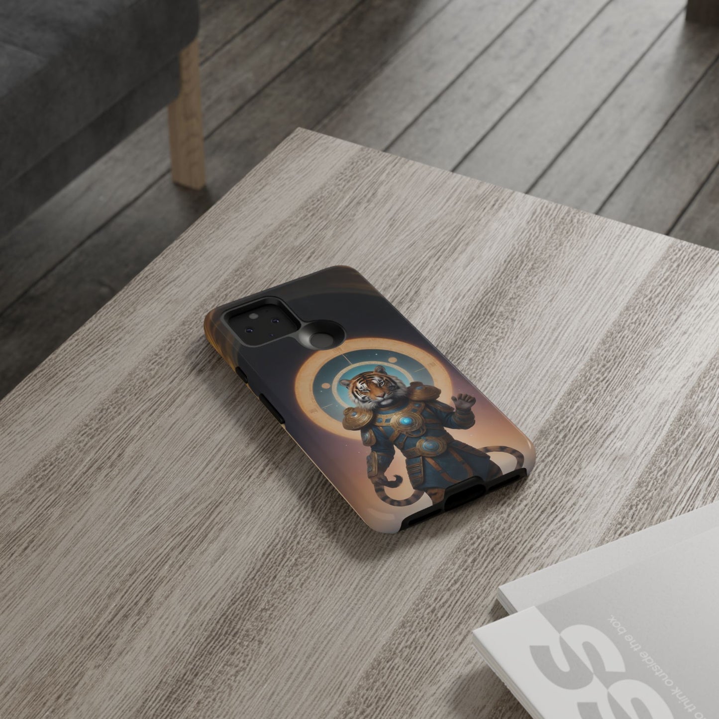 Chinese Zodiac Tiger Phone Case for Google Pixel 8 Pro, Pixel 8, Pixel 7, Pixel 6 Pro, Pixel 6, Pixel 5 5G - Designed by Thalia