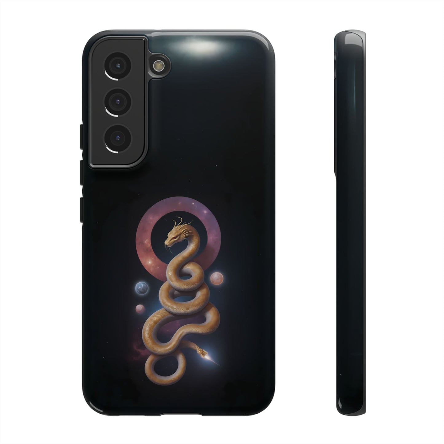 Chinese Zodiac Snake Custom Phone Case for iPhone 8–16 Pro Max, Pixel 5–8 Pro, Galaxy S10–S24 Ultra - Designed by Thalia