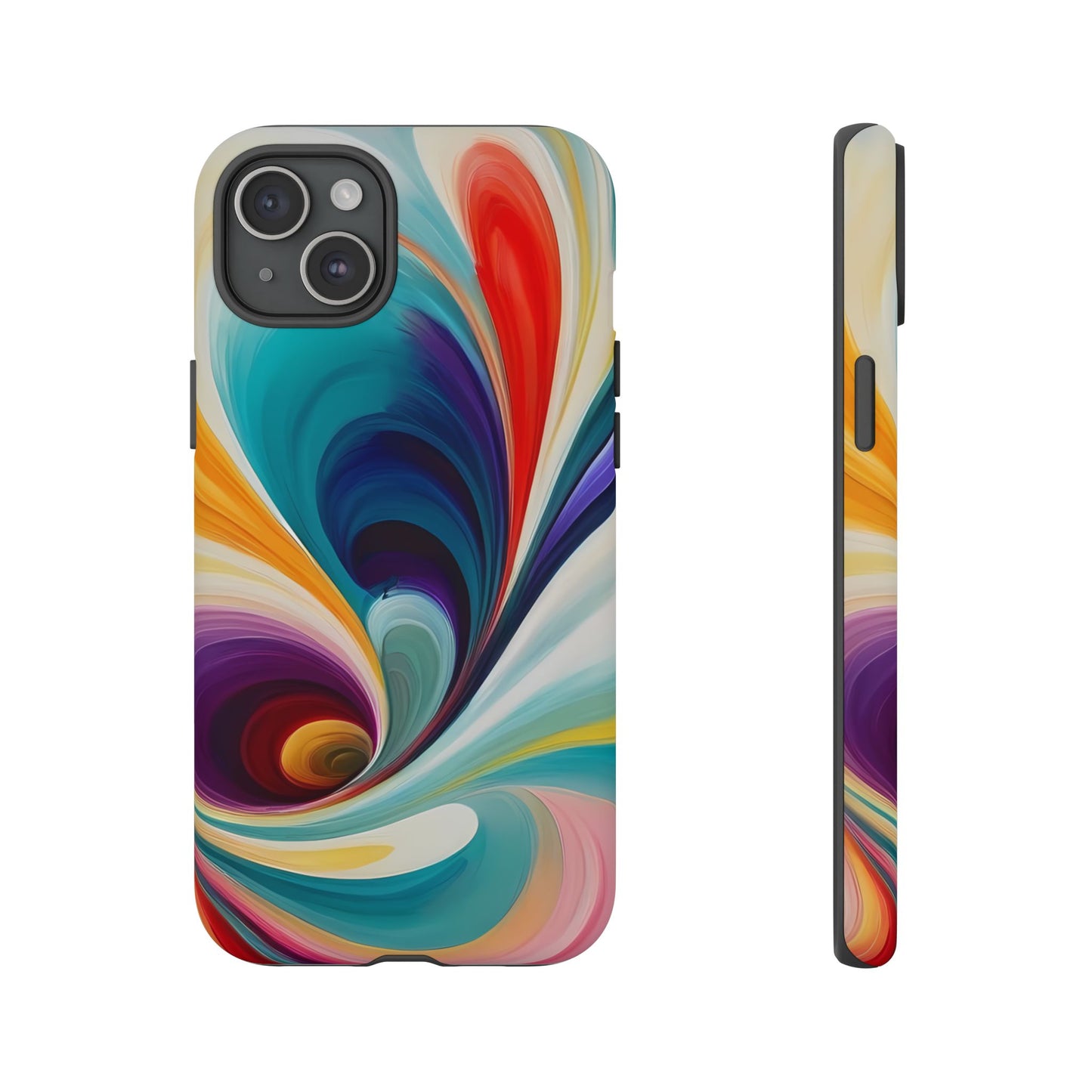 Abstract Elegance Phone Case for iPhone 8–16 Pro Max, Pixel 5–8 Pro, Galaxy S10–S24 Ultra - Designed by Thalia