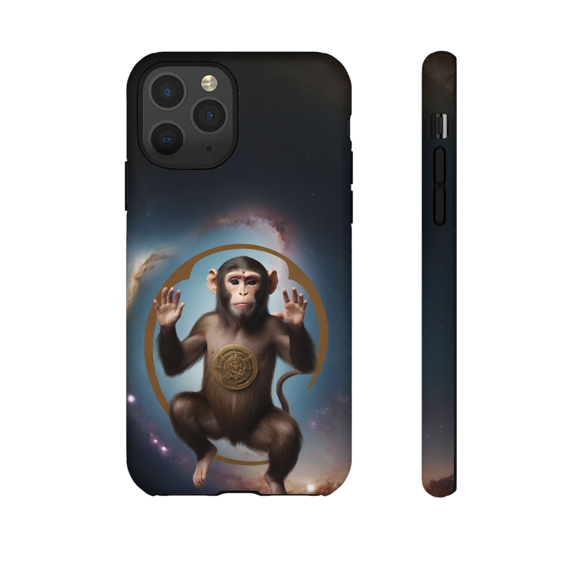 Chinese Zodiac Monkey Custom Phone Case for iPhone 8–16 Pro Max, Pixel 5–8 Pro, Galaxy S10–S24 Ultra - Designed by Thalia