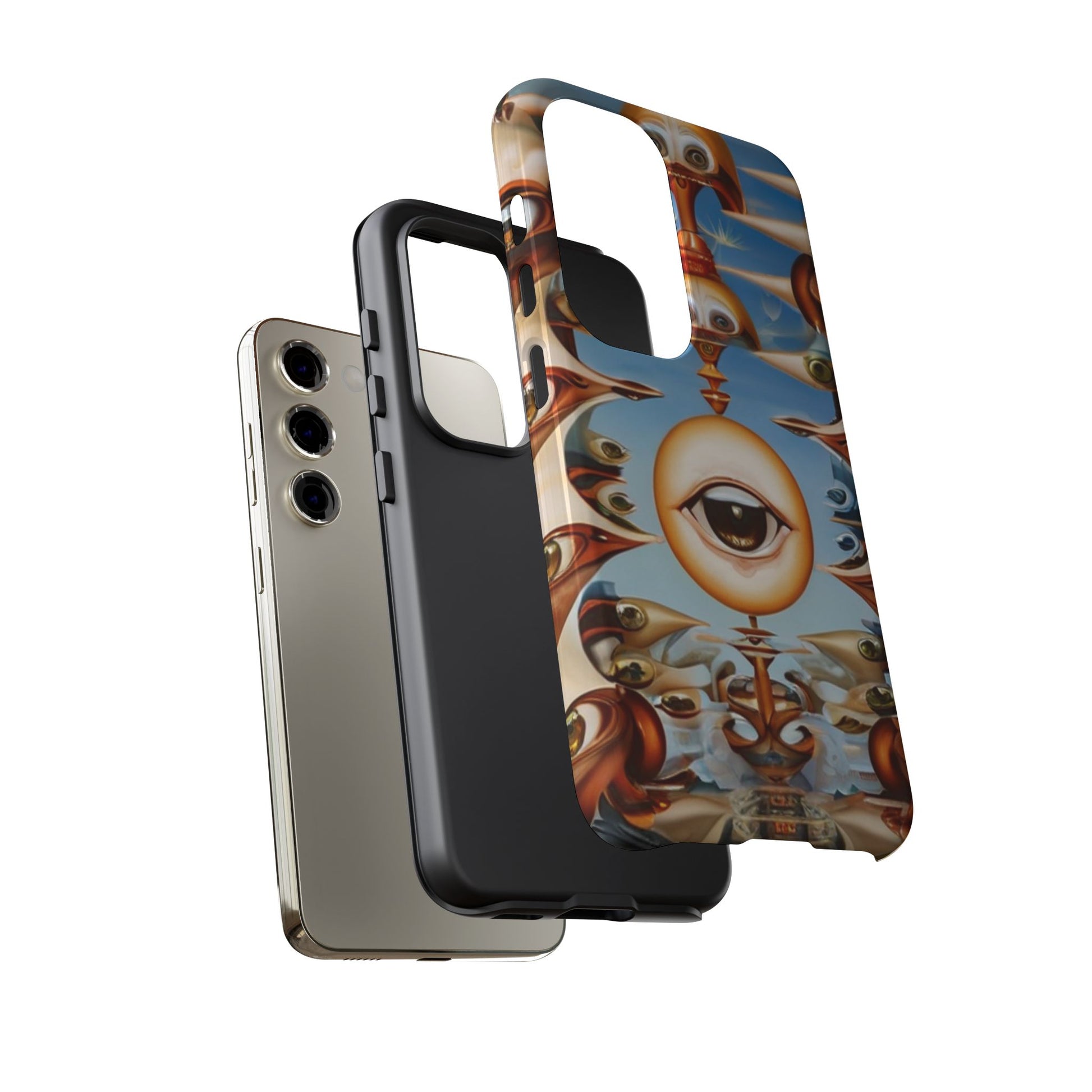 Surreal Suspect Custom Phone Case for Samsung Galaxy S10–S10 Plus, S20–S20 Ultra, S21, S22, S23, S24 Ultra - Designed by Thalia