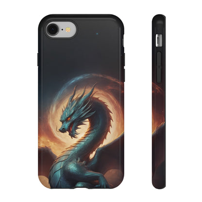 Chinese Zodiac Dragon Phone Case for iPhone 8–16 Pro Max, Pixel 5–8 Pro, Galaxy S10–S24 Ultra - Designed by Thalia