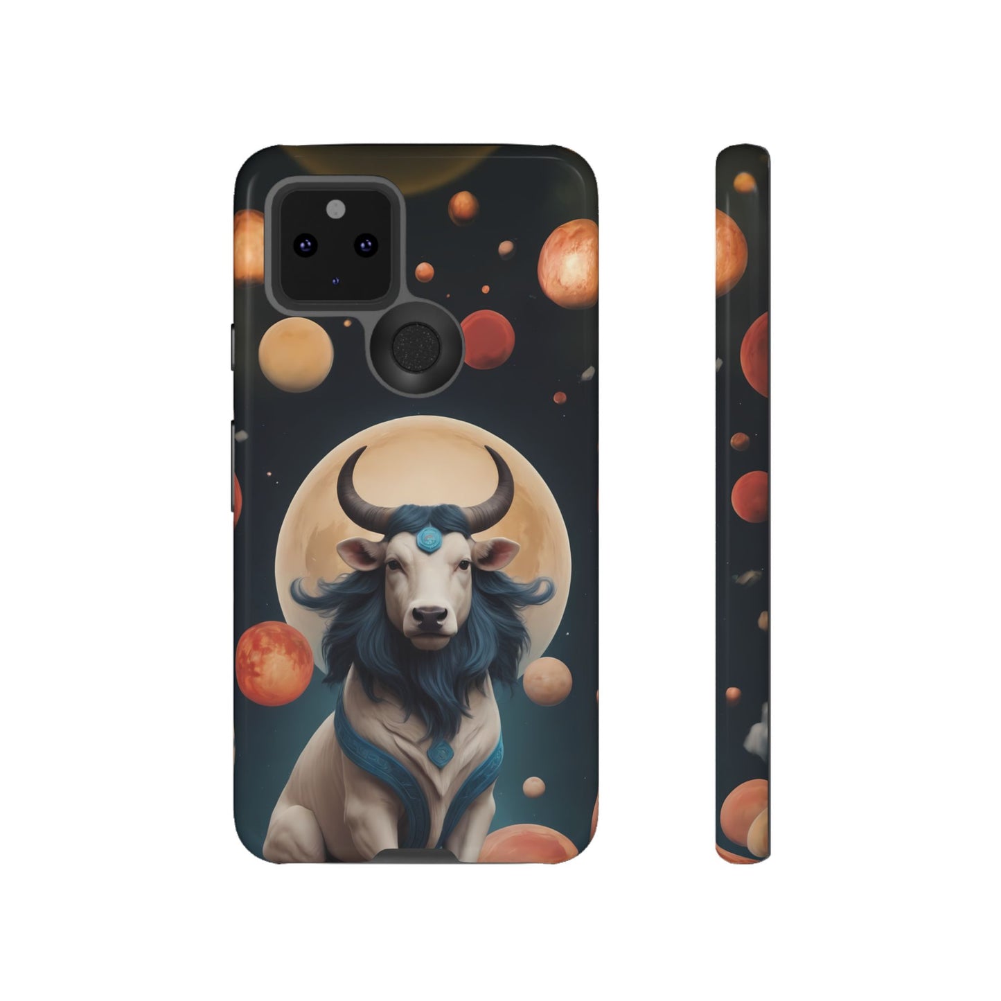 Chinese Zodiac Ox Phone Case for Google Pixel 8 Pro, Pixel 8, Pixel 7, Pixel 6 Pro, Pixel 6, Pixel 5 5G - Designed by Thalia