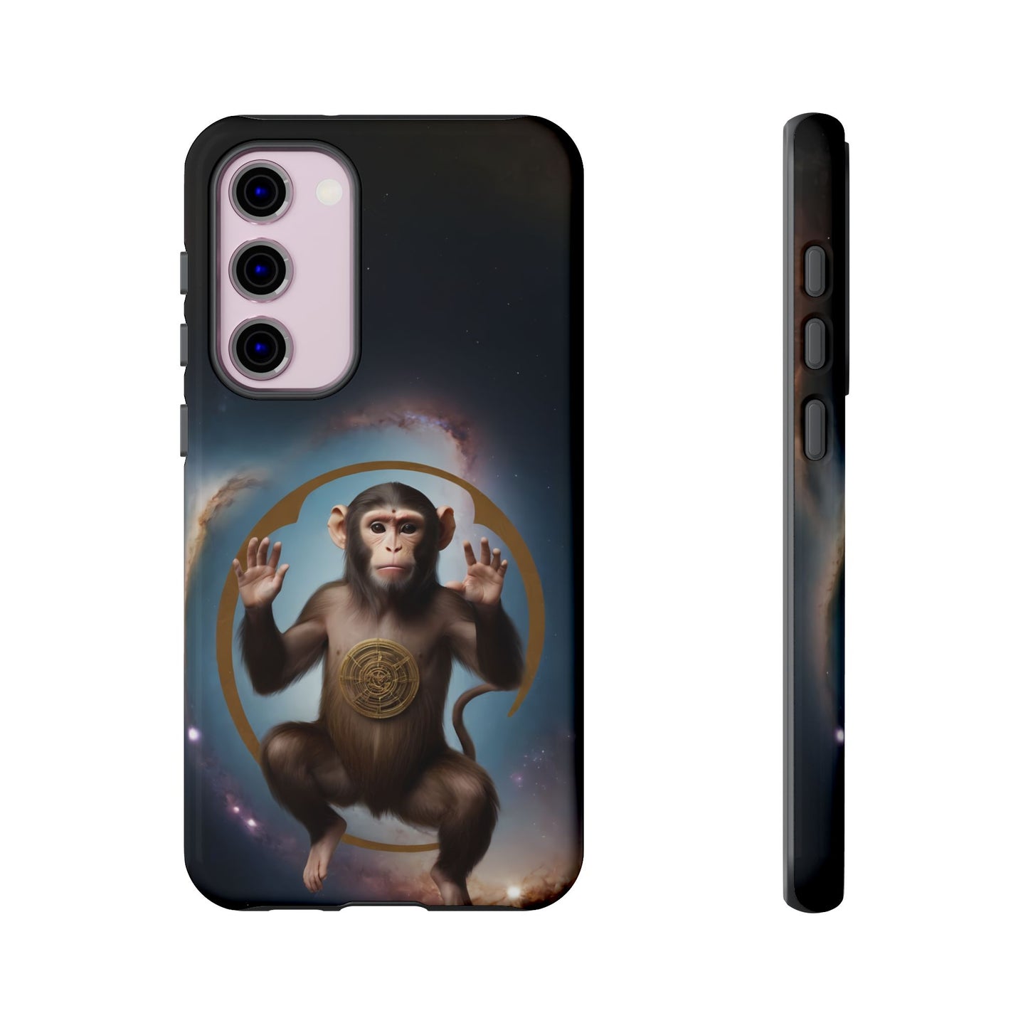 Chinese Zodiac Monkey Custom Phone Case for iPhone 8–16 Pro Max, Pixel 5–8 Pro, Galaxy S10–S24 Ultra - Designed by Thalia