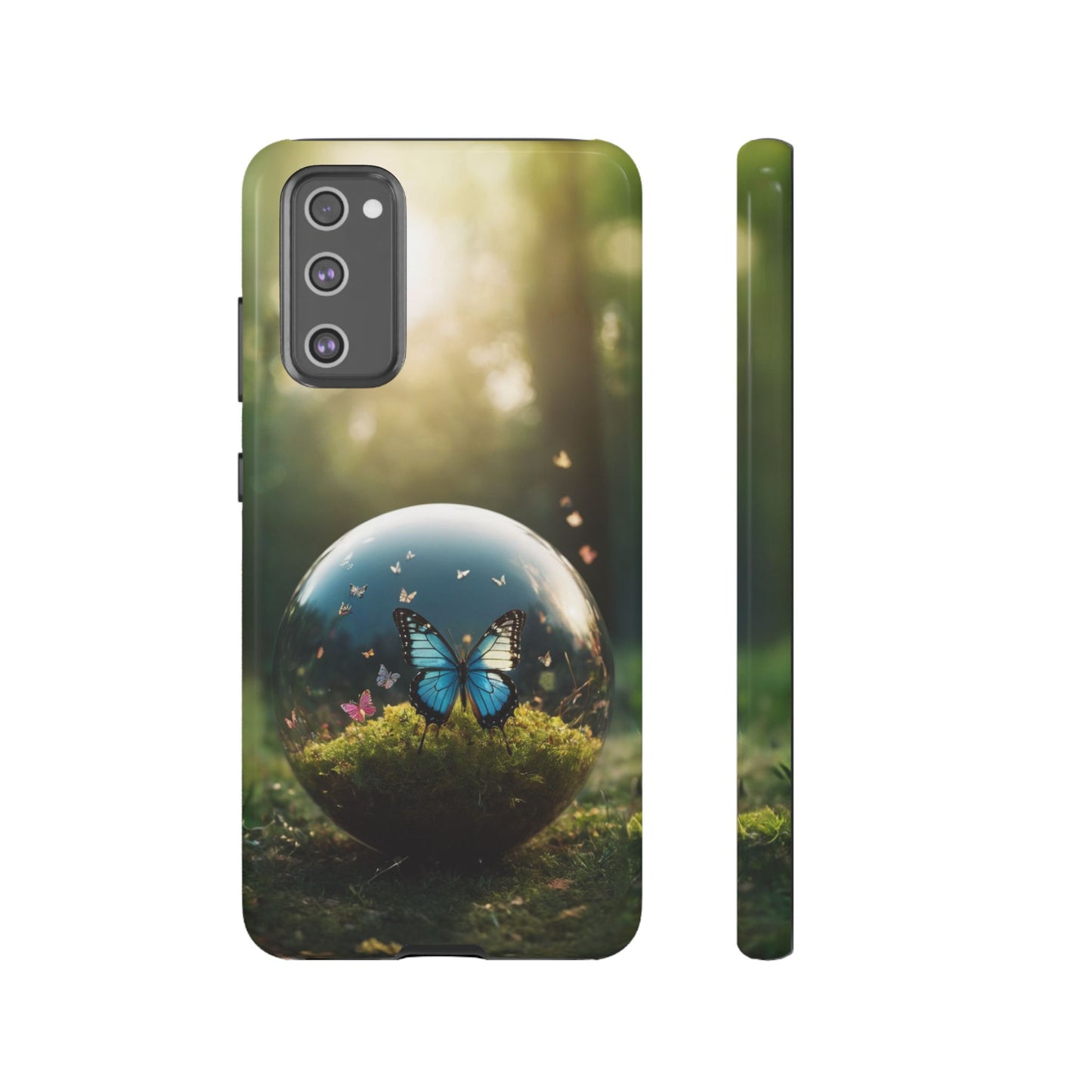 Butterfly Ball Custom Phone Case for Samsung Galaxy S10–S24 Ultra – Stylish, Unique & UV Protected - Designed by Thalia