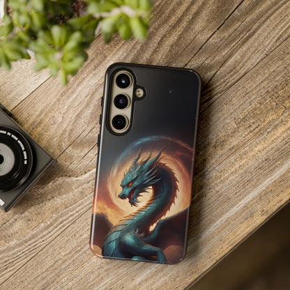 Chinese Zodiac Dragon Phone Case for iPhone 8–16 Pro Max, Pixel 5–8 Pro, Galaxy S10–S24 Ultra - Designed by Thalia