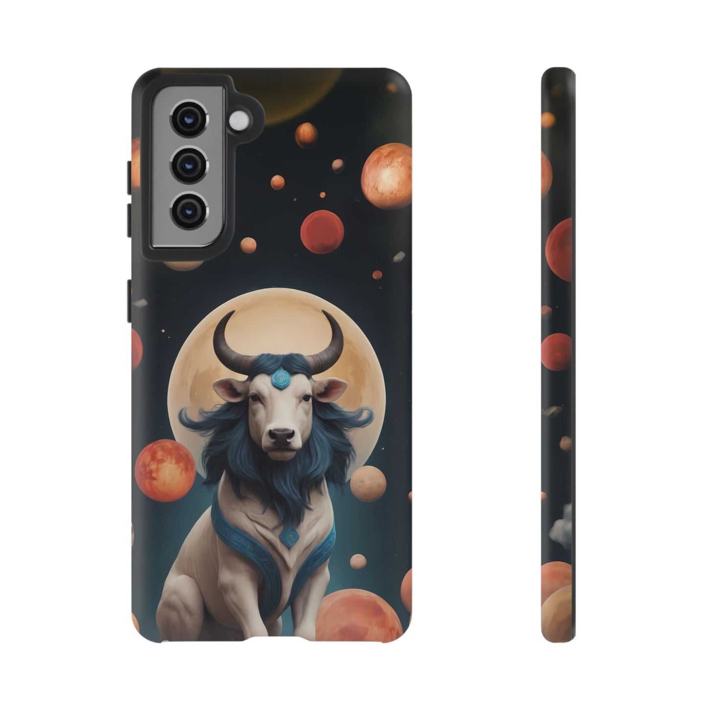 Chinese Zodiac Ox Custom Phone Case for Samsung Galaxy S10–S24 - Designed by Thalia